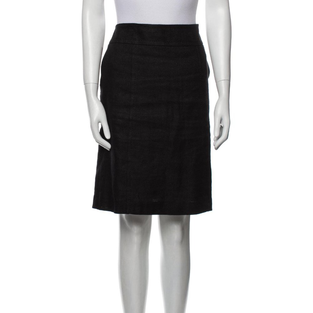 'S MAX MARA Women's Size Large Black Knee-Length Skirt Career Work Professional